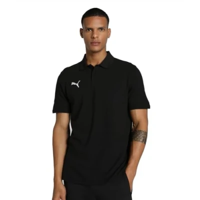 Afbeelding van Puma Teamgoal Casuals Poloshirt, Heren, Maat: XL, Black/white