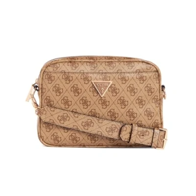 Afbeelding van Guess Meridian Schoudertas, Dames, Maat: One Size, Latte logo