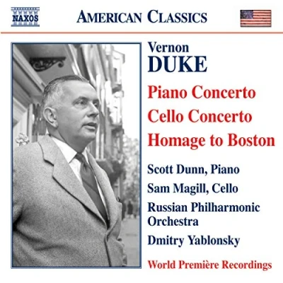 Afbeelding van Scott Dunn, Sam Magill, Russian Philharmonic Orchestra, Dmitry Yablonsky Vernon Duke: Piano Concerto / Cello (CD)