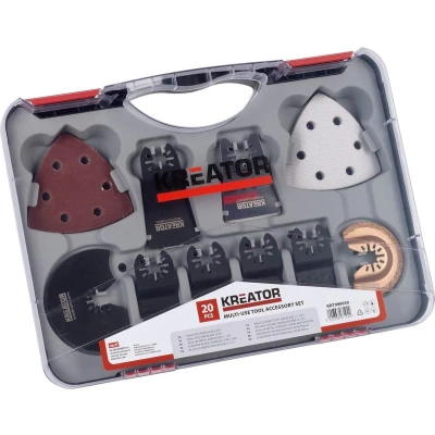 Afbeelding van Kreator KRT990050 Accessoireset multitool Oscillerend 20 accessoires