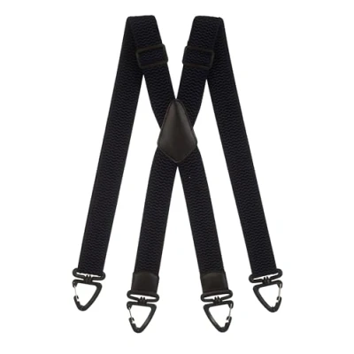 Afbeelding van Olata Robuuste X bretels met kunststof karabijnhaken, 4 cm, Navy Blauw