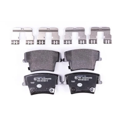 Afbeelding van HELLA 8DB 355 023 101 Remblokkenset Met akoestische slijtagewaarschuwing toebehoren DODGE: Challenger Coupe, CHRYSLER: 300C Saloon