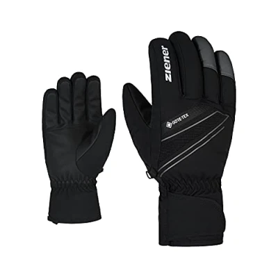 Afbeelding van Ziener GUNAR GTX skihandschoenen heren Alpine 100% Zwart/Grijs Maat 10