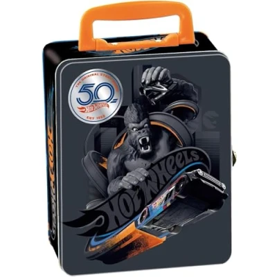 Afbeelding van Klein Toys Hot Wheels verzamelkoffer geschikt voor max. 50 auto&#039;s 26x8,5x37,5 cm zwart
