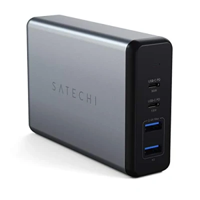 Afbeelding van Satechi 108W Pro Type C PD Desktop Charger grijs ST TC108WM