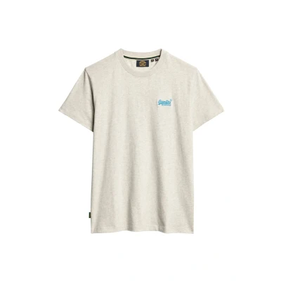 Afbeelding van Superdry Vintage LOGO EMB Tshirt basic, Heren, Maat: XXL, Lighting gry grndle fluro blue
