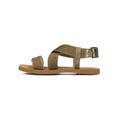 Afbeelding van Inuovo Sandalen, Dames, Maat: 37, Groen Textiel