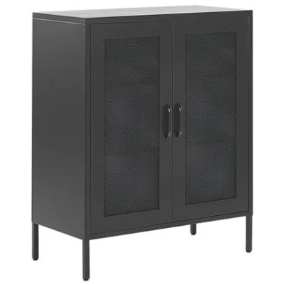 Afbeelding van Beliani WAKATIPU Sideboard Zwart Staal