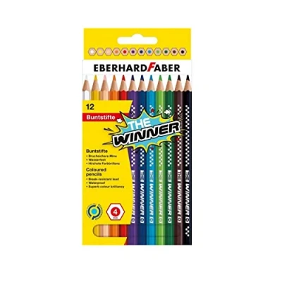 Afbeelding van Eberhard Faber kleurpotloden Tri Winner assorti kleuren 12 stuks EF 518415