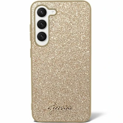 Afbeelding van Guess Glitter Back Case Samsung Galaxy S24 Plus (S926) Goud