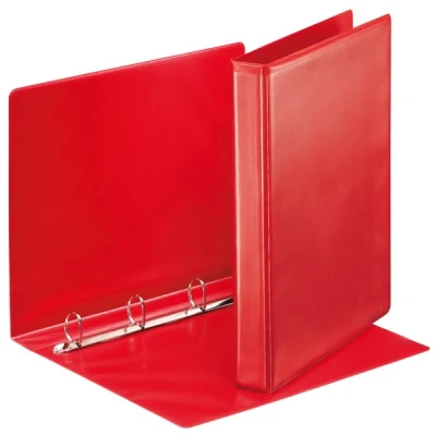 Image de Esselte Essentials classeur avec 4 anneaux en forme de D 25 mm rouge