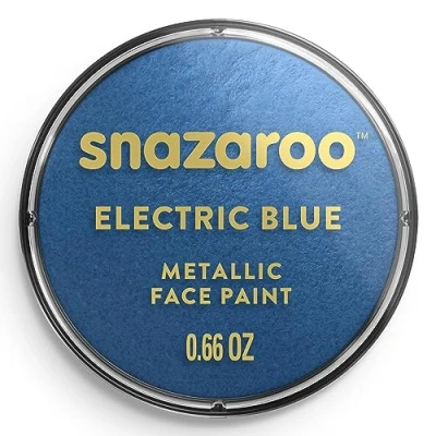 Image de Snazaroo Peinture Pour Visage et les Corps, Maquillage Déguisement, Enfants Adults,Fard 18 ML, Couleur Bleu Electrique
