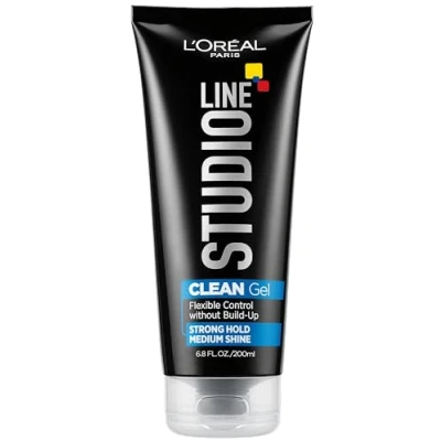 Afbeelding van L&#039;Oreal Paris Studio Line Strong Hold Clear Minded Clean Hair Gel, 6,8 vloeibare ounce van