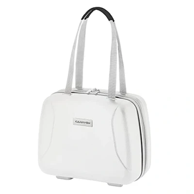 Afbeelding van CarryOn Skyhopper Beautycase Make up Koffer Luxe Toilettas Dames Met cijferslot Maat: 33,5 x 28 18 Wit