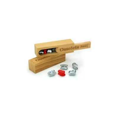 Image de Coffret en bois osselets