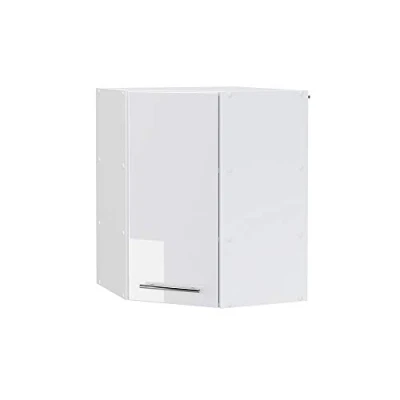 Afbeelding van Vicco Hoek hangkast Fame Line, Wit/Wit, 57 cm