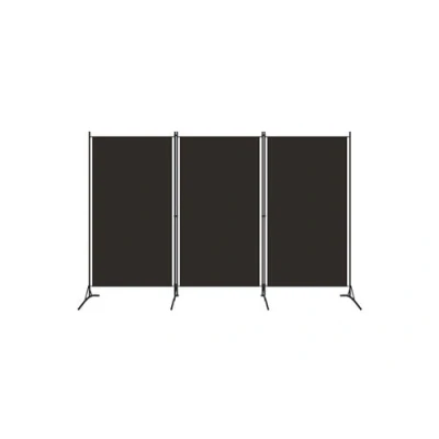 Afbeelding van Kamerscherm met 3 panelen 260x180 cm bruin