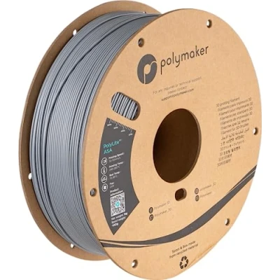 Image de Polymaker PolyLite ASA Gris 1.75mm 1kg