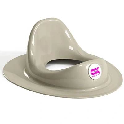 Afbeelding van OKBABY Ergo toiletbril met ergonomisch zitcomfort, grijs