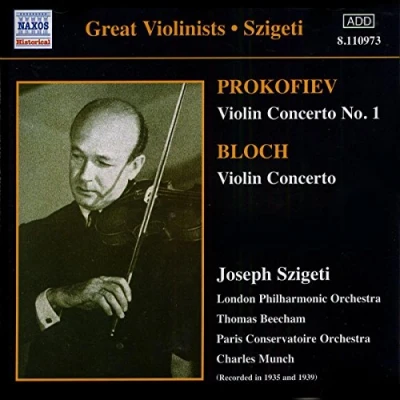 Afbeelding van Joseph / London Philharmon Szigeti Violin Concerto Nr.1 Conc. (CD)