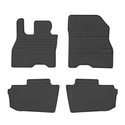 Afbeelding van FROGUM 402102 Vloermatset Rubber voor en achter 4 Zwart Op maat gemaakt NISSAN: Leaf II