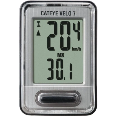 Afbeelding van Cateye Velo 7 Fietscomputer CC VL520 Zwart