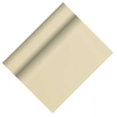 Afbeelding van Tafellopers Tafelloper Champagne Non Woven &quot;Textielkarakter&quot; &quot;Soft Selection Plus&quot; 24 meter x 400mm