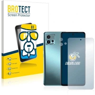 Afbeelding van BROTECT Screenprotector voor Motorola Moto G72 (Voor+Camera) Folie Beschermfolie Beschermglas transparant