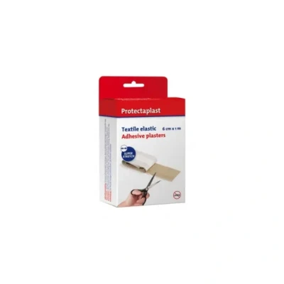 Afbeelding van Protectaplast Elastic textielpleister, ft 6 cm x 1 m, op rol