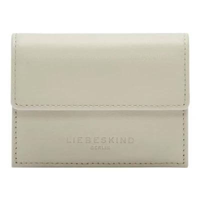 Afbeelding van Liebeskind Portefeuille en nappa souple S pour femme, Blanc cassé