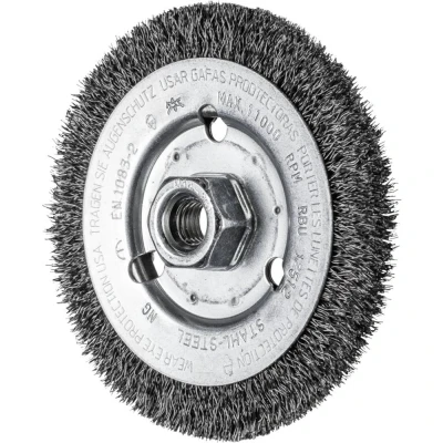 Afbeelding van PFERD 43502301 Ronde borstel ongetordeerd RBU Ø 125 x 12 mm M14 staaldraad 0,30 voor haakse slijpers 1 stuk(s)