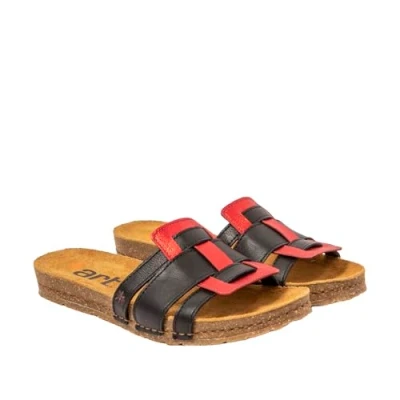 Afbeelding van ART 0259 Creta Damessandalen, Nappa Multi Zwart