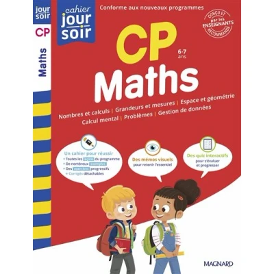 Image de Maths CP Cahier Jour Soir