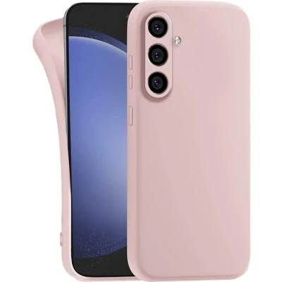 Afbeelding van MyGadget Beschermhoes voor Samsung Galaxy S23 FE, zachte siliconen, flexibele TPU, ultra bescherming, schokbestendig en antislip, roze