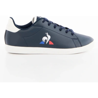 Afbeelding van le coq sportif Courtset 2 GS Sneakers laag voor kinderen, Maat: 37, Dress blue optical white Leer