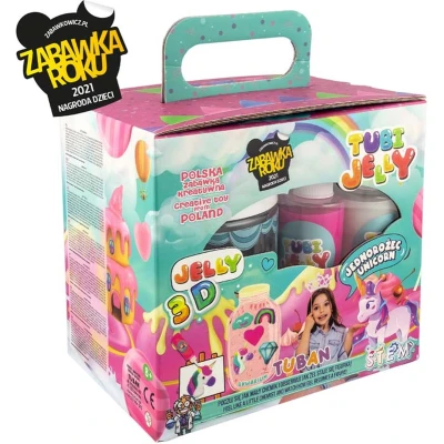 Afbeelding van Tuban Tubi Jelly Set With 6 Colors And Small Aquarium Unicorn