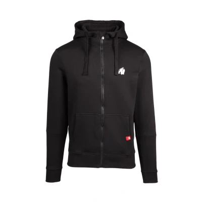 Afbeelding van Gorilla Wear Leon Sweatvest Zipped Hoodie Zwart XL