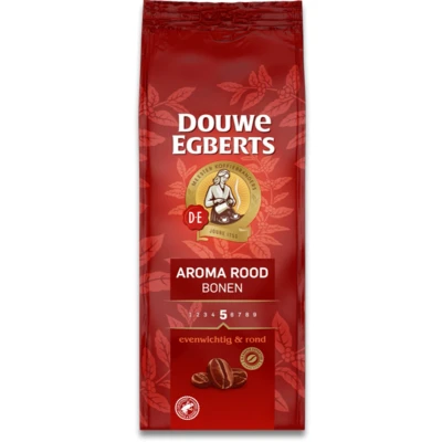 Afbeelding van Koffie Douwe Egberts bonen Melange Rood 1kg