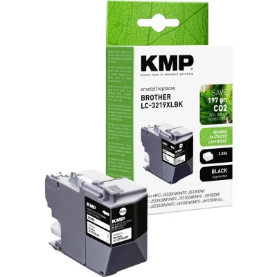Afbeelding van KMP Inktcartridge vervangt Brother LC 3219XLBK Compatibel Zwart B58BX 1537,4001