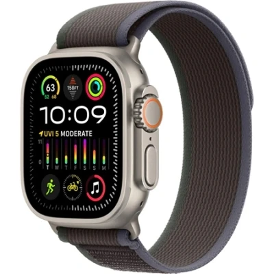 Afbeelding van Apple Watch Ultra 2 (Zwarte Textiel Band M/L)