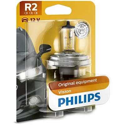 Afbeelding van PHILIPS 12475B1 Gloeilamp, verstraler R2 (Bilux) 12V 45/40W Halogeen