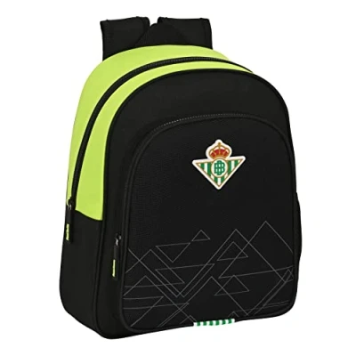 Afbeelding van Schoolrugzak Real Betis Balompié Zwart Limoen 28 x 34 10 cm