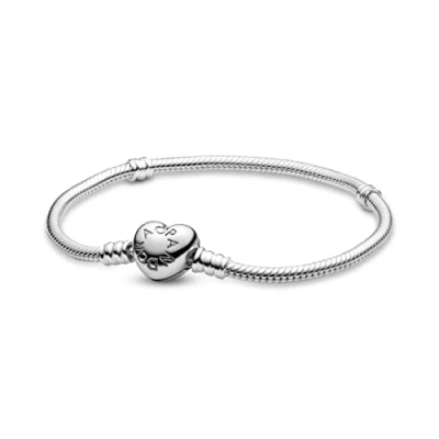 Afbeelding van Pandora Moments slangenketting armband met schuifsluiting 28 cm, Sterling zilver