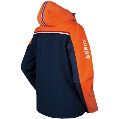 Afbeelding van KNHS Jas Fan NL Unisex Blauw/Oranje XL