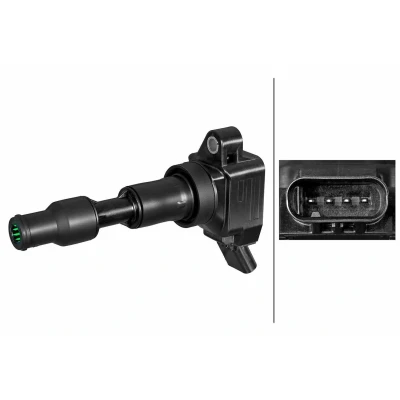 Afbeelding van HELLA 5DA 358 290 291 bobine 4 polig Bougieschacht