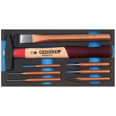 Afbeelding van GEDORE 1500 CT1 350 Beitelset Schuimstof