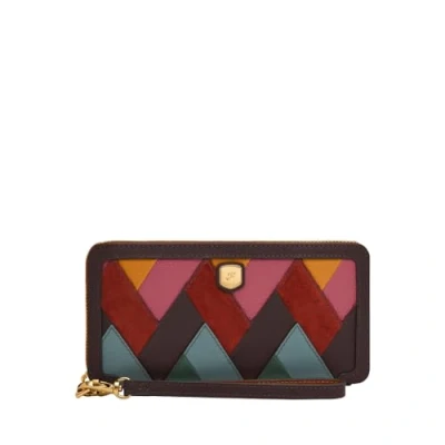 Afbeelding van FOSSIL Portemonnee Lennox Zip Continental Wallet Patchwork Veelkleurig