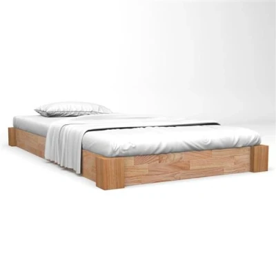 Afbeelding van Bedframe massief eikenhout 90x200 cm