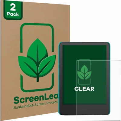 Afbeelding van ScreenLeaf Screenprotector voor Amazon Kindle Kids 2022 / 2024 Duurzame schermbescherming Folie Beschermfolie transparant (2 Stuks)