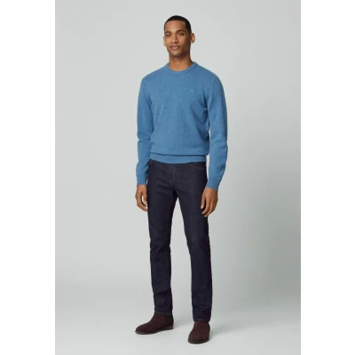 Afbeelding van Hackett London Rinse WASH Slim fit jeans, Heren, Maat: 33x32, Denim blue